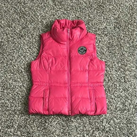 abercrombie kids Other - Abercrombie & Fitch Kids Girls Pink Down Puffer Vest Jacket